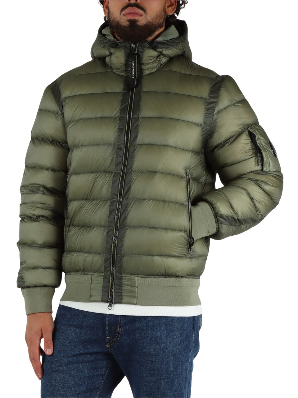 VERDE | Piumino trapuntato con cappuccio DD-SHELL VERDE | Piumino trapuntato con cappuccio DD-SHELL