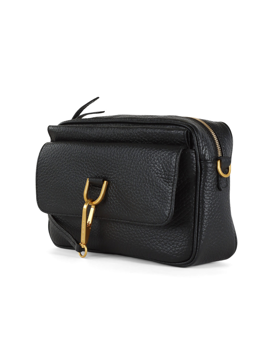 NERO | Borsa a tracolla in pelle martellata MARISOL