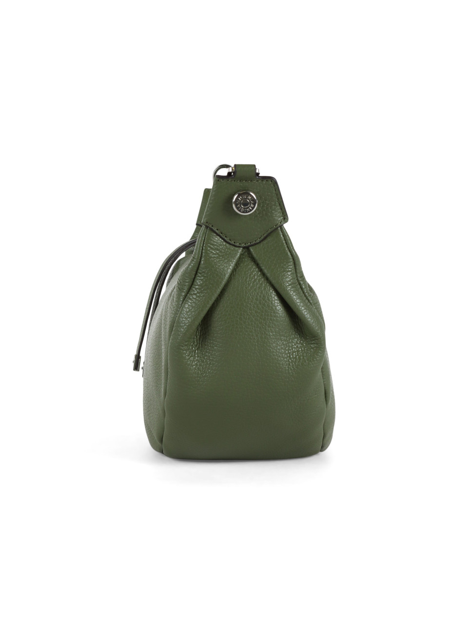 VERDE | Borsa a spalla in pelle martellata AISHA