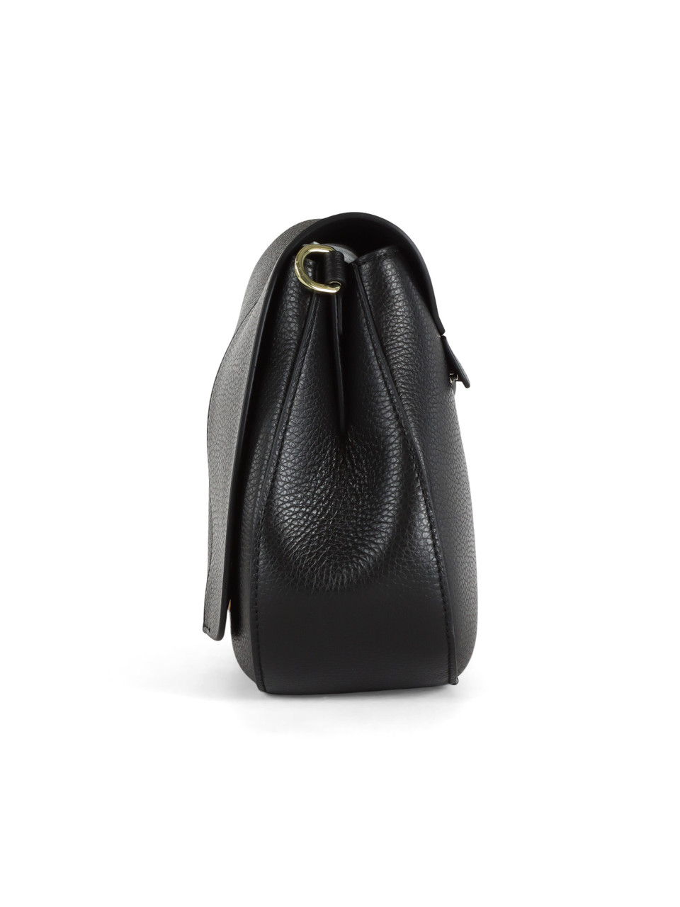 NERO | Borsa a tracolla HELENA ROUND in pelle martellata NERO | Borsa a tracolla HELENA ROUND in pelle martellata