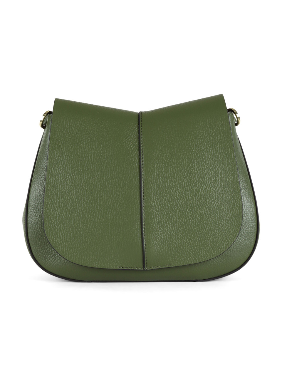 VERDE | Borsa a tracolla HELENA ROUND in pelle martellata VERDE | Borsa a tracolla HELENA ROUND in pelle martellata