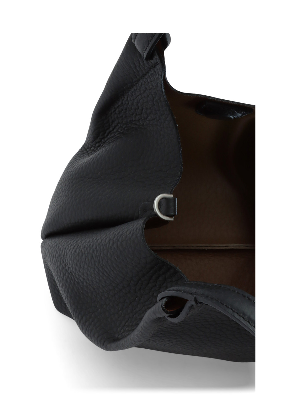 NERO | Borsa a mano in pelle martellata DUA Small NERO | Borsa a mano in pelle martellata DUA Small