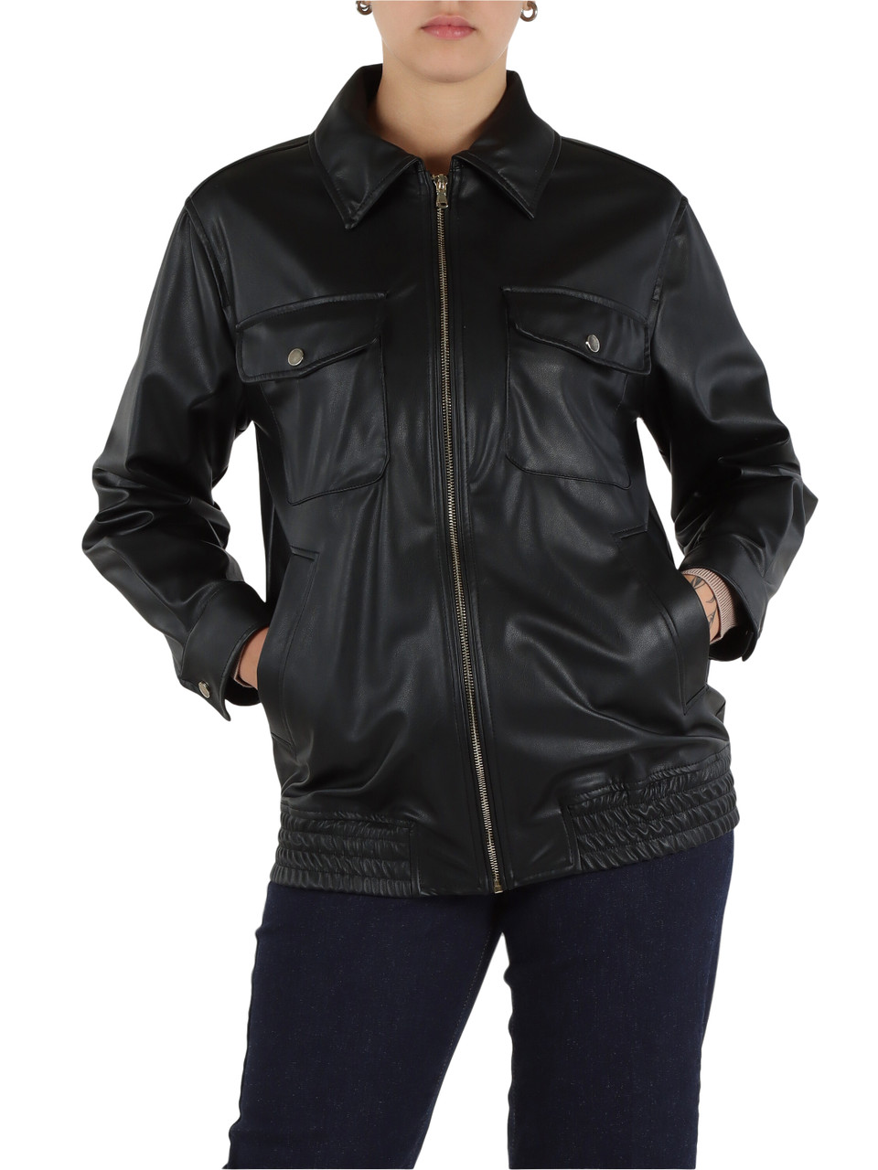 NERO | Giubbotto in ecopelle CAMPANA