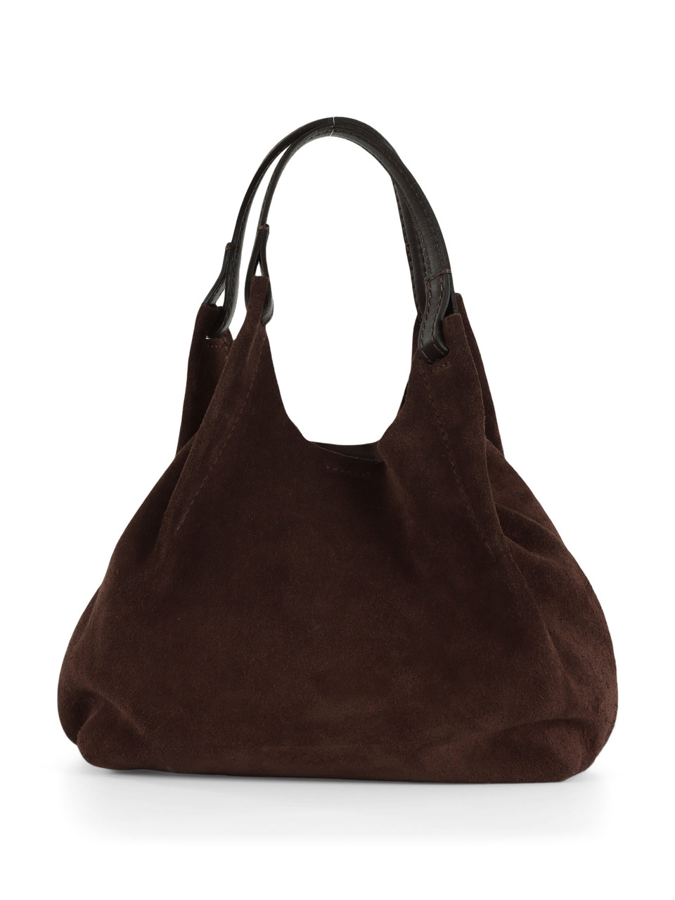 BRAUN | DUA Small Handtasche aus Veloursleder