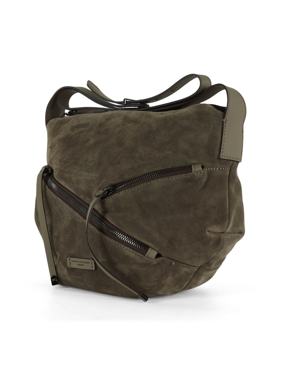 TORTORA | Borsa a tracolla in suede SHANIA
