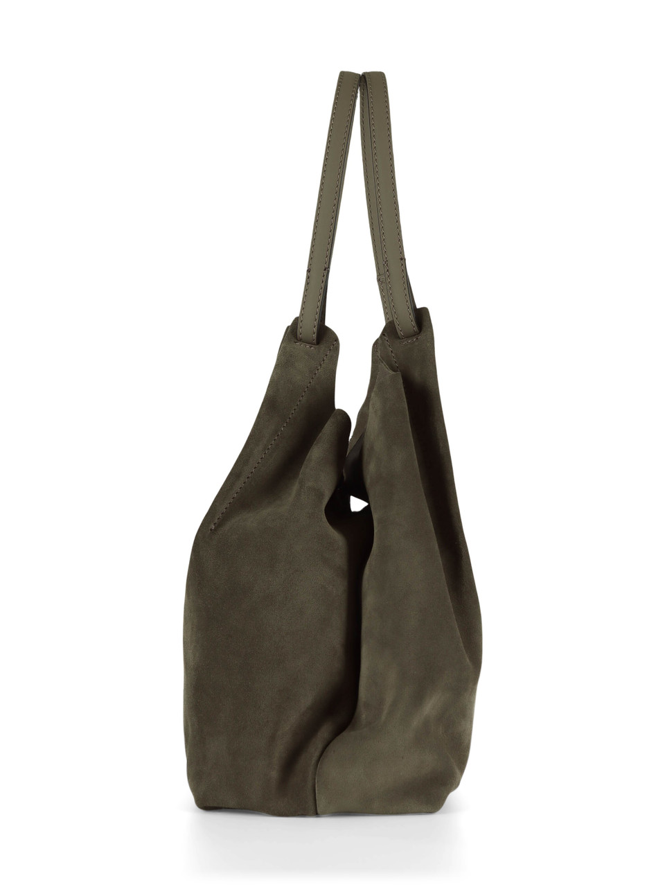 TORTORA | Borsa a spalla in suede DUA Large