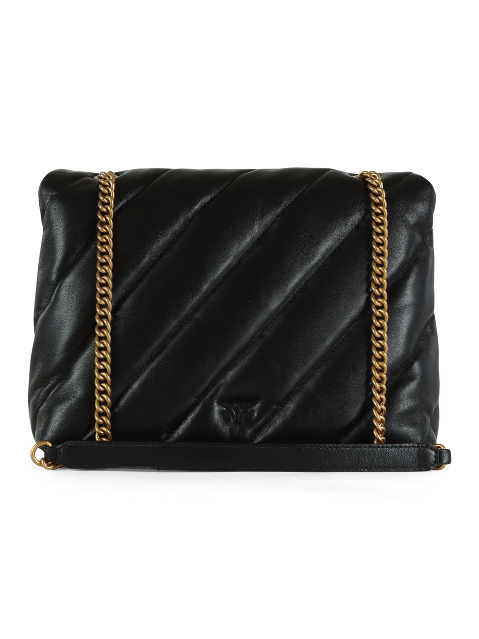 NERO | Borsa a tracolla in pelle trapuntata LOVE PUFF BIG CL.
