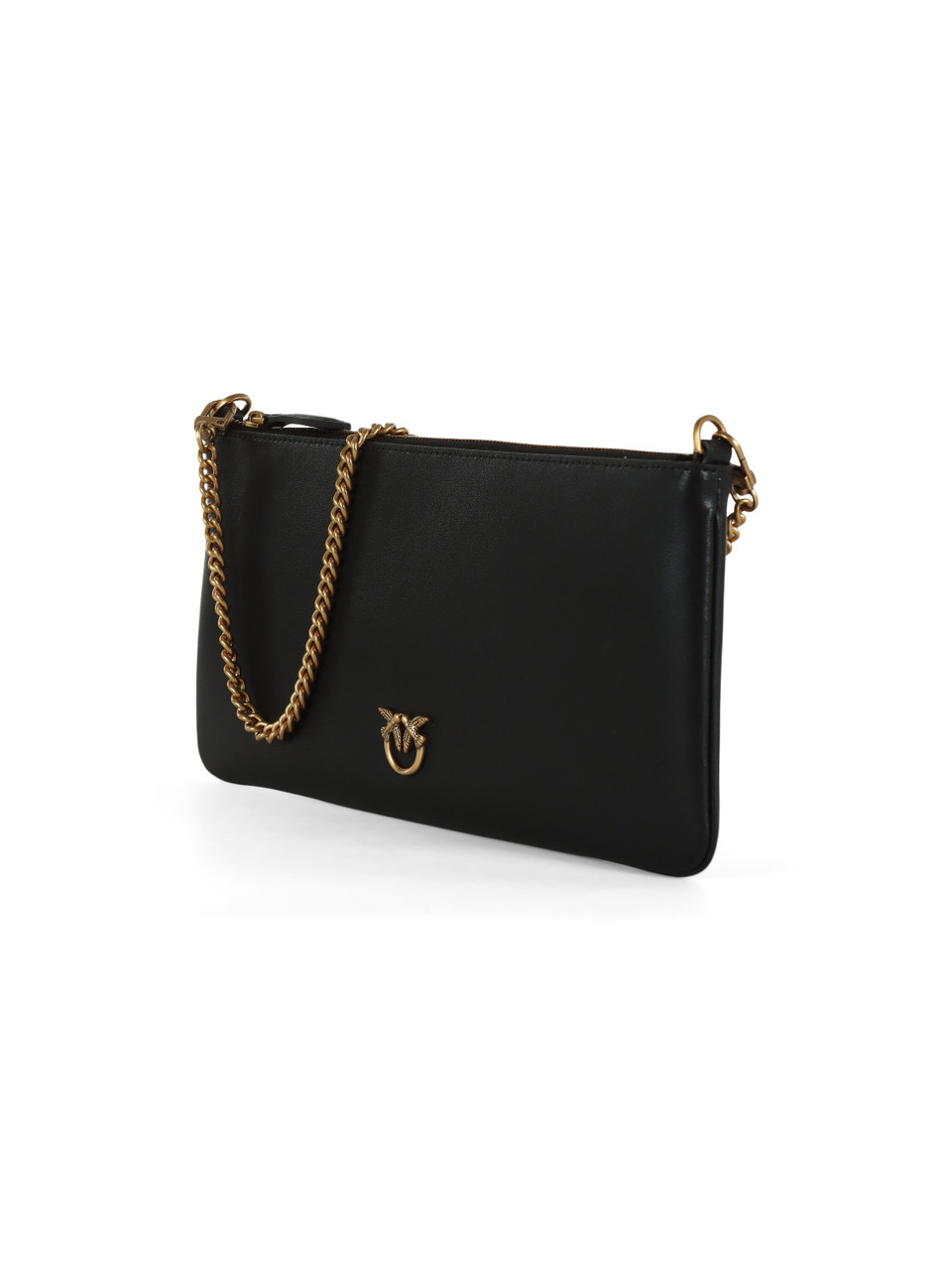 NERO | Pochette in pelle HORIZONTAL FLAT