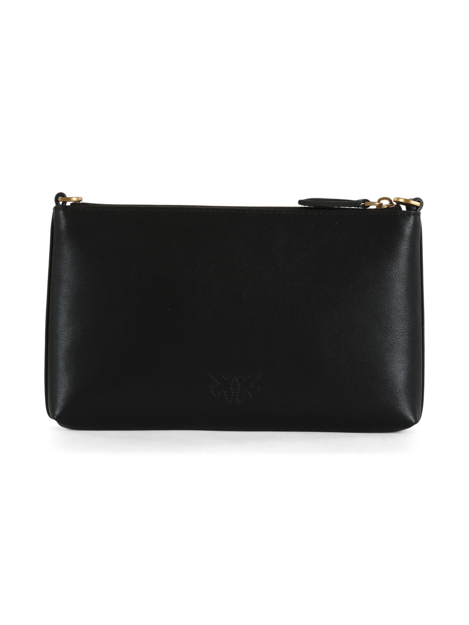 NERO | Borsa a tracolla in pelle FLAT HORIZONTAL MINI