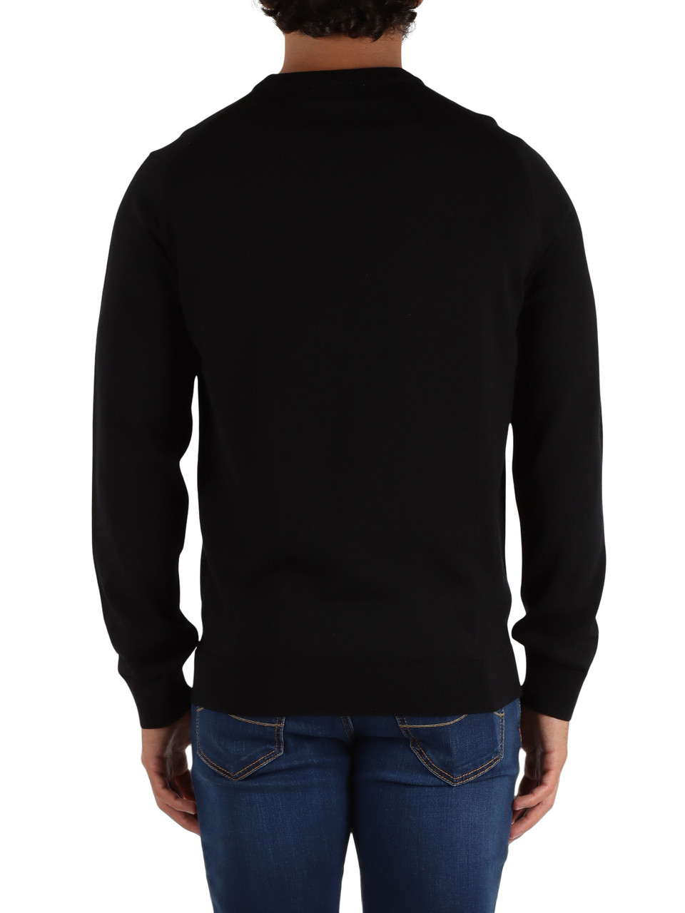 NERO | Maglia girocollo regular fit in lana