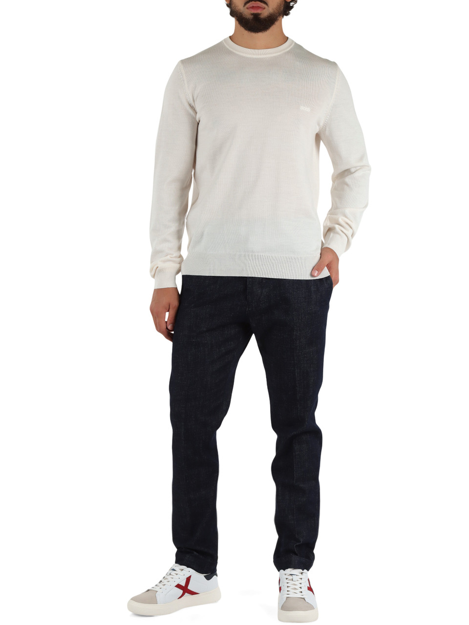 BLU SCURO | Pantalone jeans tasche america GRAY slim fit