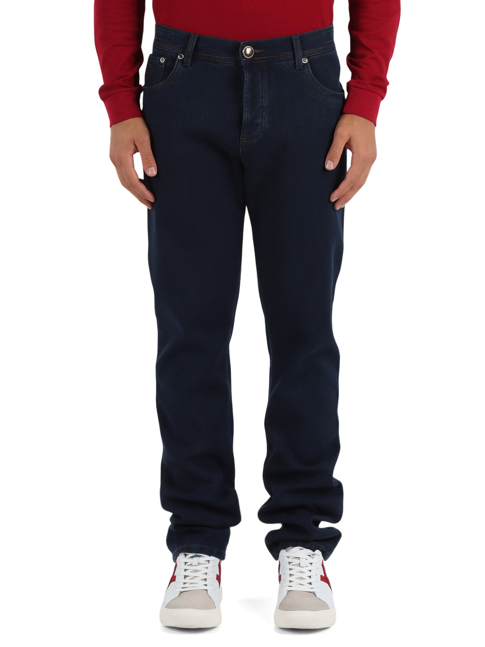 BLU SCURO | Pantaloni jeans cinque tasche MILANO Travel