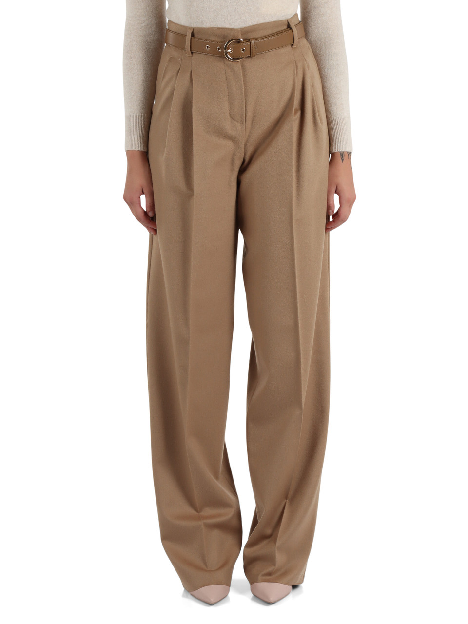 CAMMELLO | STUDIO: Pantalone in lana vergine PARIDE