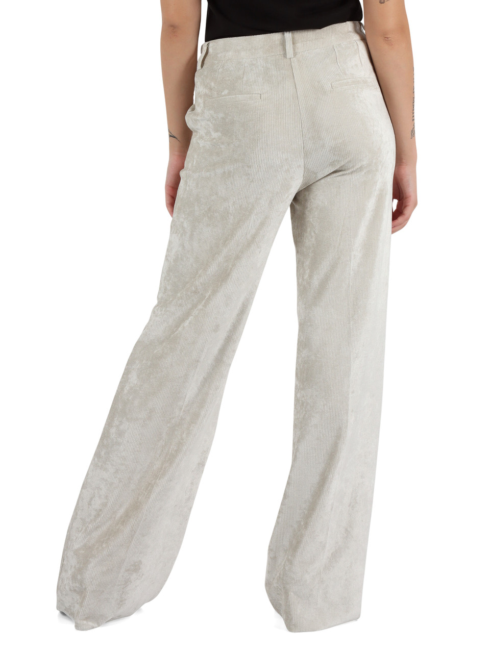 BEIGE | SPORT: Pantalone in velluto a coste AVANA