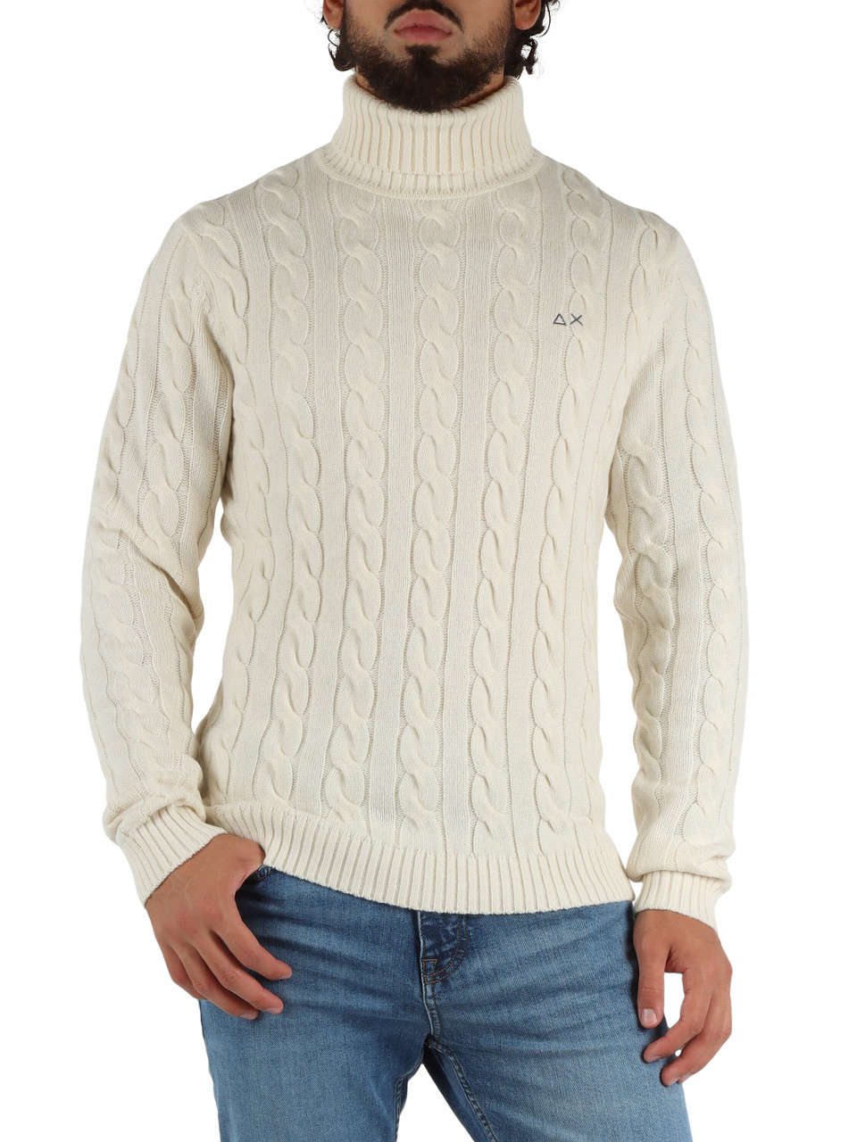 PANNA | Maglia collo alto in misto lana merino e cashmere