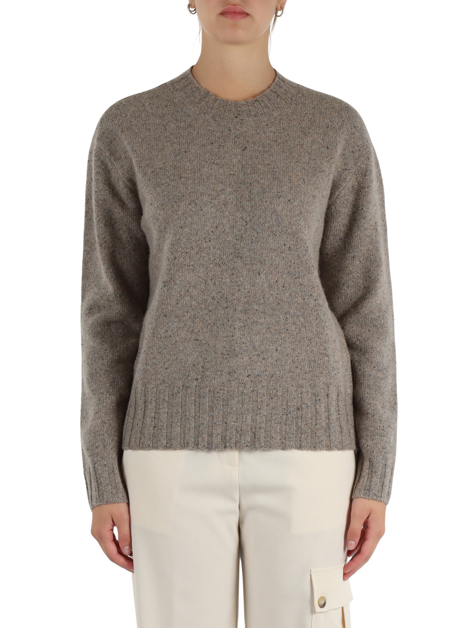 TORTORA | Maglia girocollo in misto lana