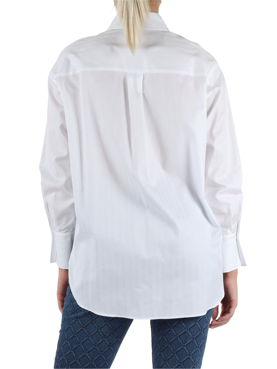 BIANCO | Camicia oversize in popeline di cotone