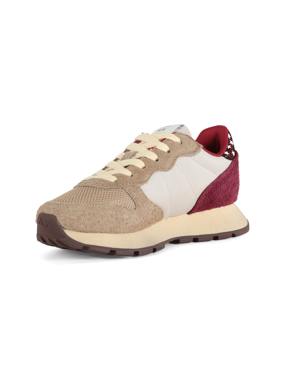 BEIGE | Sneakers in pelle e tessuto ALLY VINTAGE Gold Edition