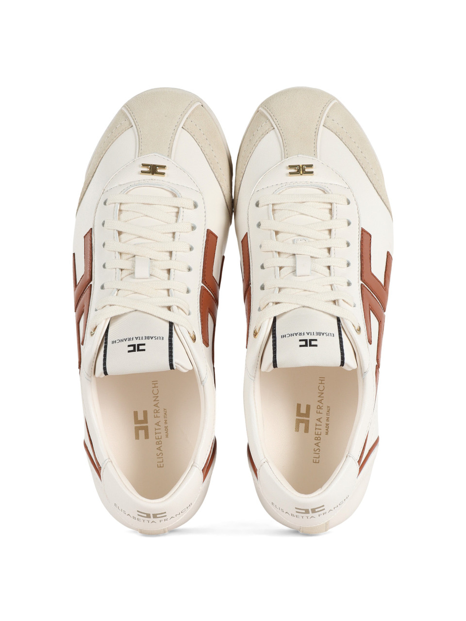 PANNA | Sneakers in pelle con dettagli logo