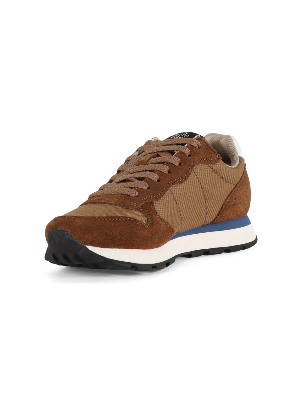 MARRONE CHIARO | Sneakers in pelle e tessuto TOM SOLID