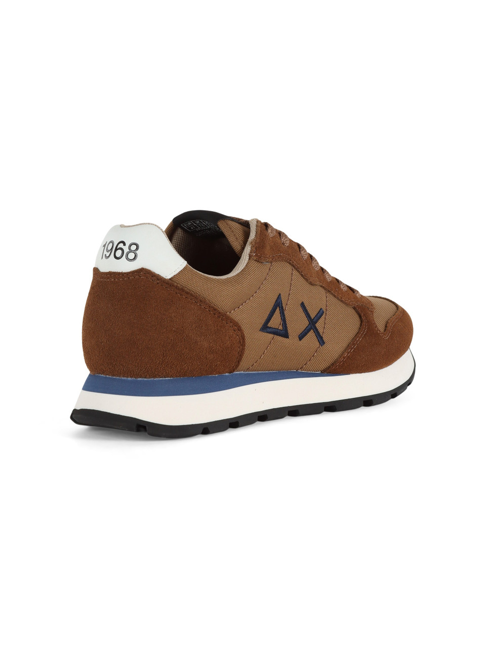 MARRONE CHIARO | Sneakers in pelle e tessuto TOM SOLID