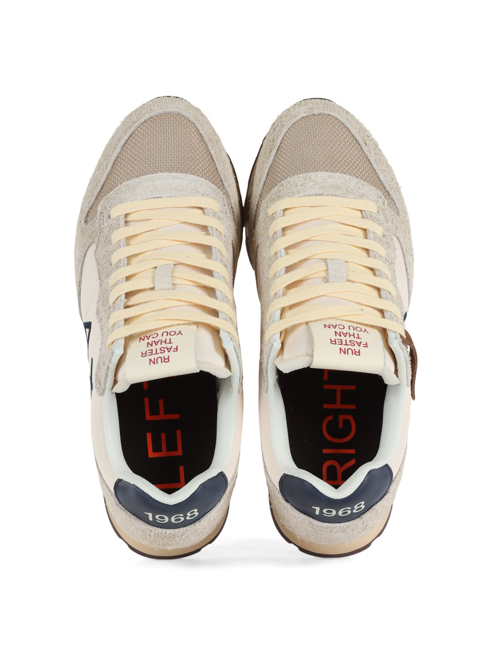 PANNA | Sneakers in pelle e tessuto TOM VINTAGE Gold Edition