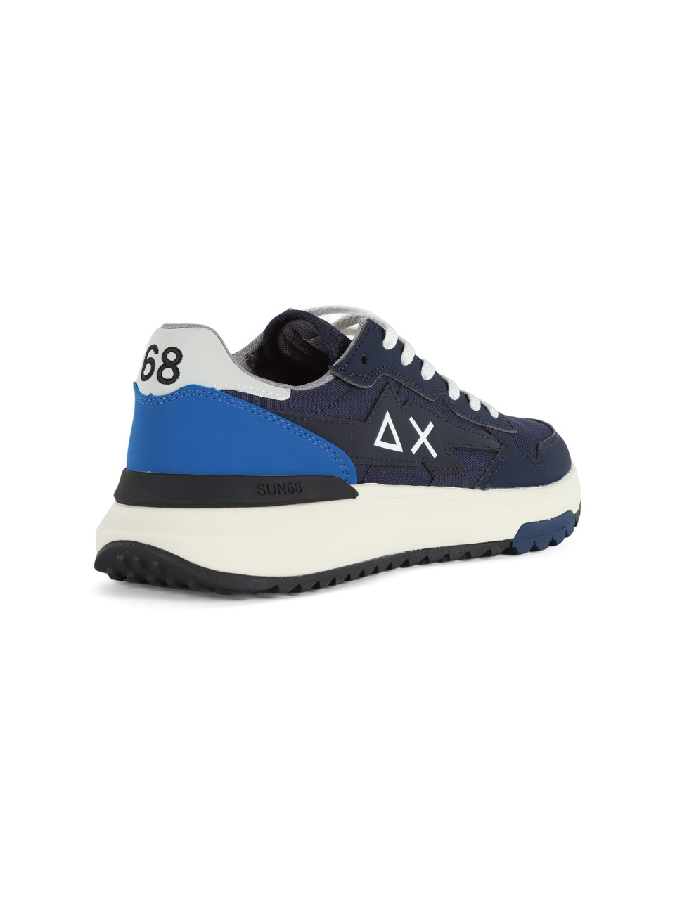 BLU SCURO | Sneakers in ecopelle e tessuto NIKI 2.0 SOLID