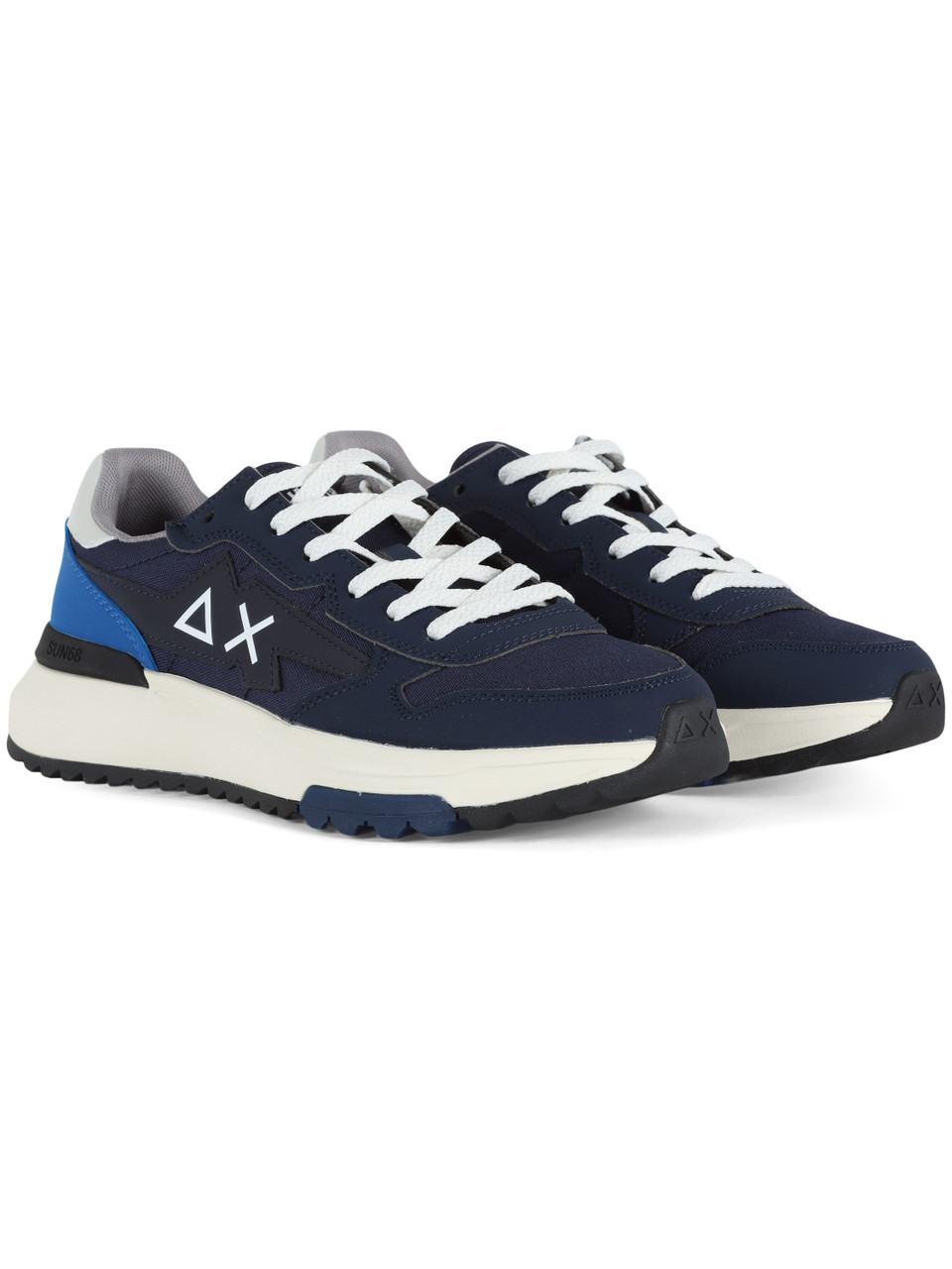 BLU SCURO | Sneakers in ecopelle e tessuto NIKI 2.0 SOLID