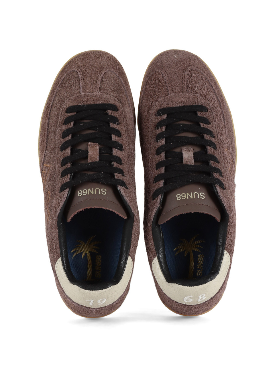 MARRONE | Sneakers in pelle ed ecopelle CALIFORNIA SUN SUEDE