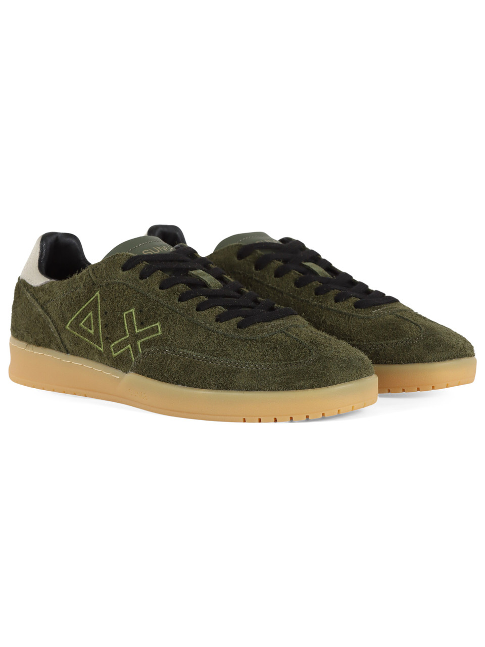 VERDE SCURO | Sneakers in pelle ed ecopelle CALIFORNIA SUN SUEDE