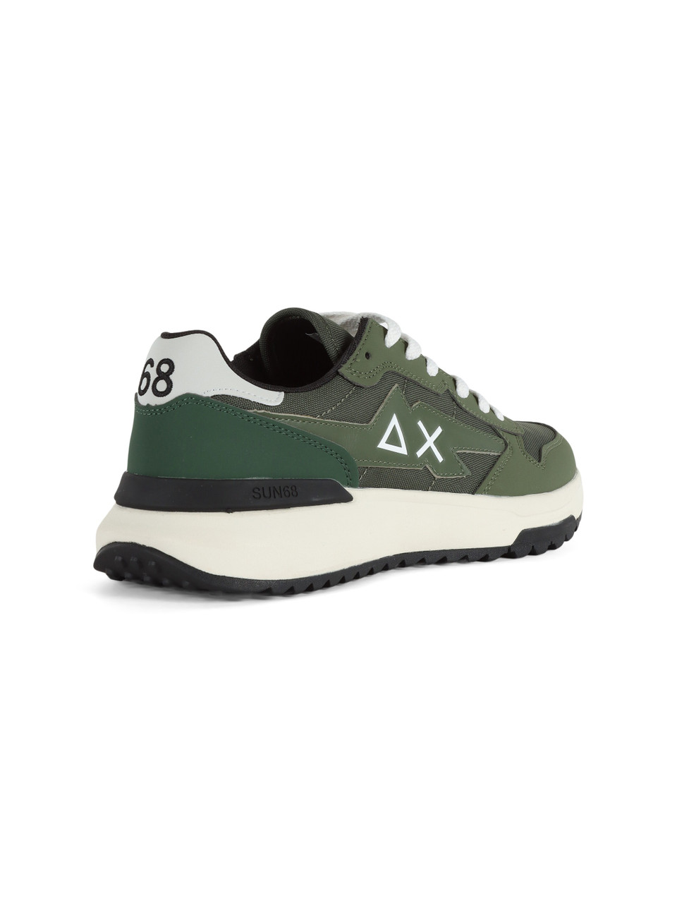 VERDE | Sneakers in ecopelle e tessuto NIKI 2.0 SOLID