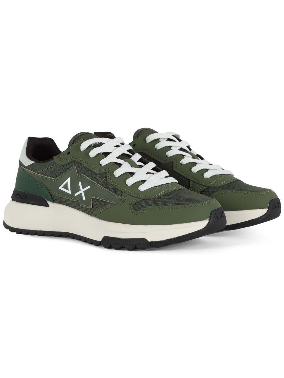 VERDE | Sneakers in ecopelle e tessuto NIKI 2.0 SOLID