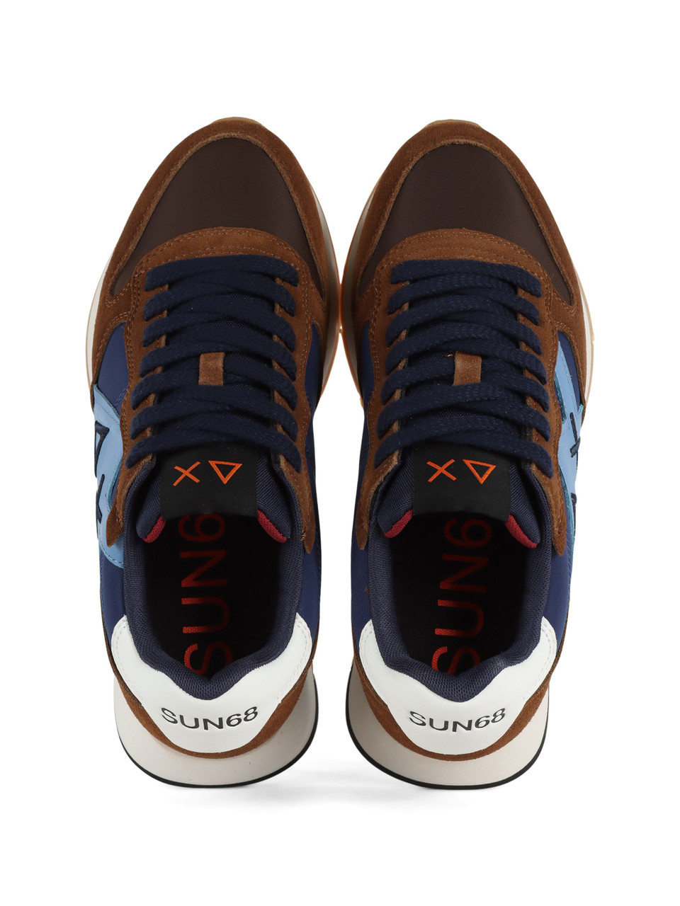 CUOIO | Sneakers in pelle e tessuto JAKI BICOLOR