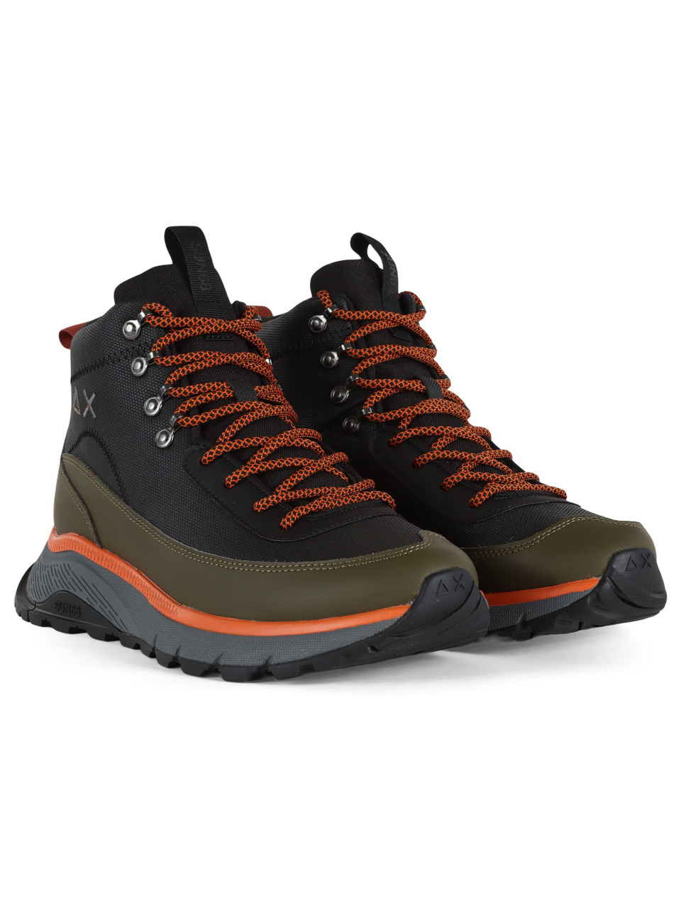 CORVINO | Sneakers in pelle e tessuto FIRE & CAMPING WINTER MID