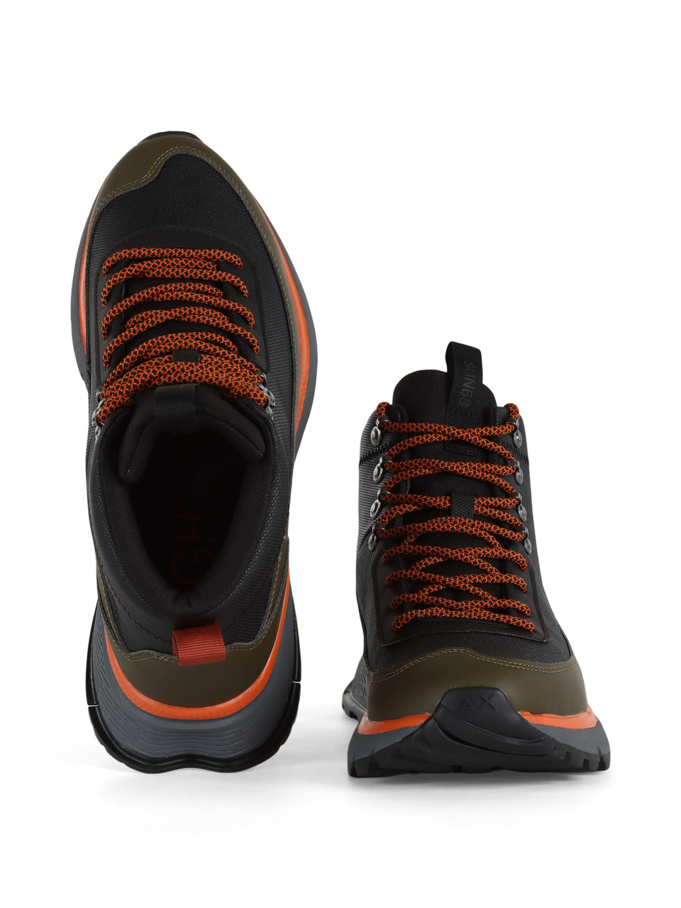 CORVINO | Sneakers in pelle e tessuto FIRE & CAMPING WINTER MID