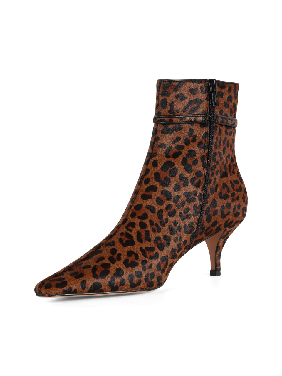 ANIMALIER | Stivaletti in pelle effetto cavallino con stampa animalier