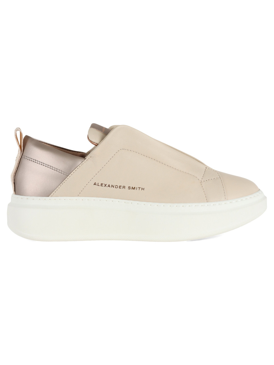 BEIGE | Sneakers in pelle WEMBLEY SLIP ON