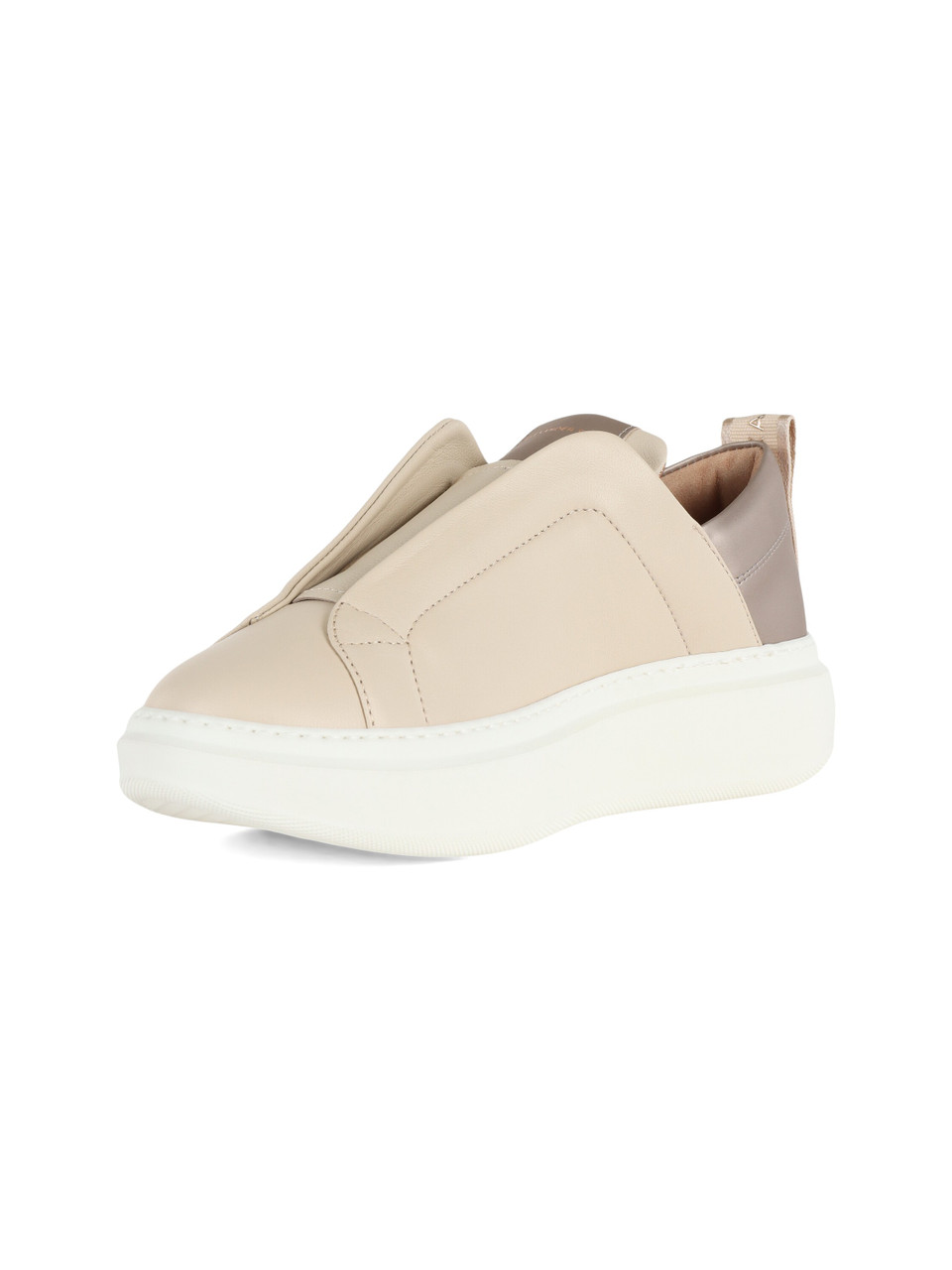 BEIGE | Sneakers in pelle WEMBLEY SLIP ON