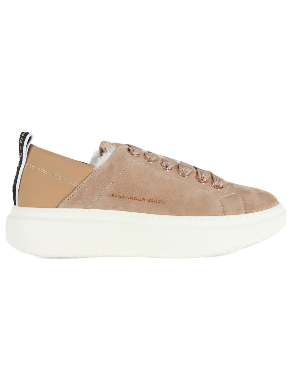 BEIGE | Sneakers in pelle WEMBLEY FOLDEN