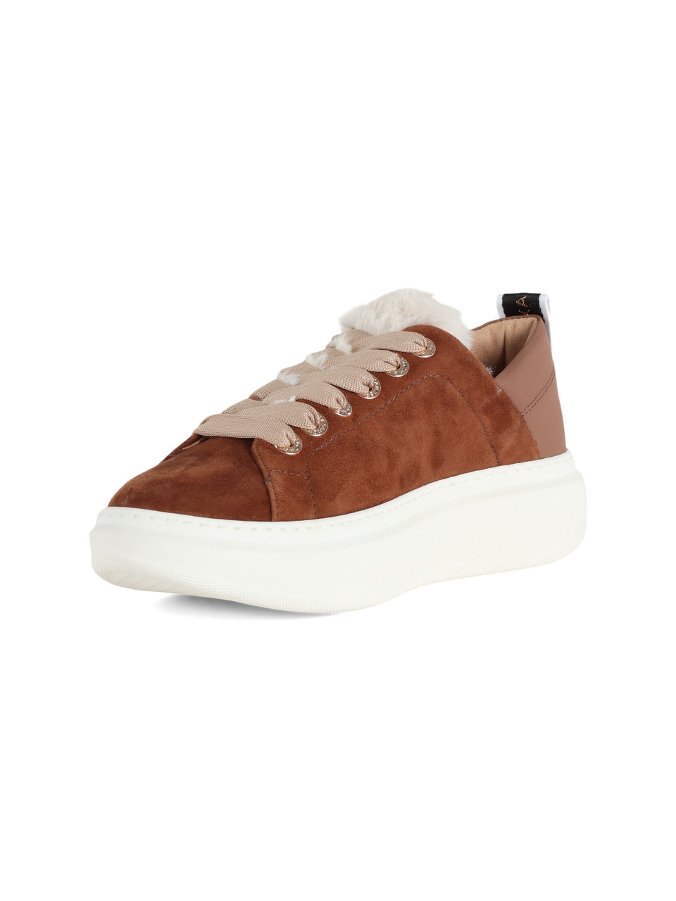 MARRONE CHIARO | Sneakers in pelle WEMBLEY FOLDEN
