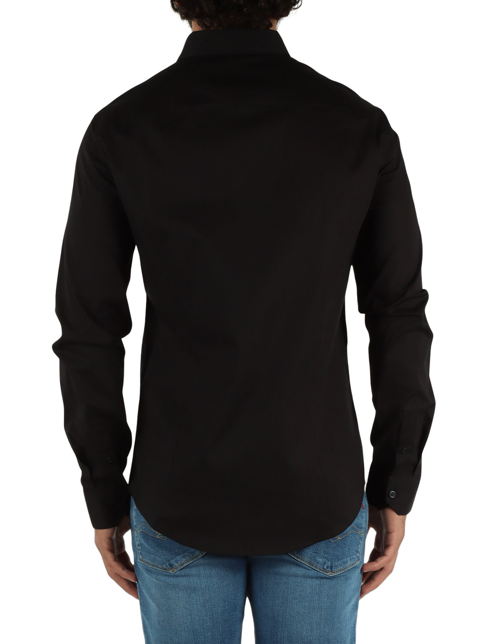 NERO | Camicia slim fit in cotone stretch
