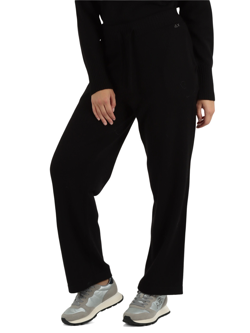 NERO | Pantalone in misto lana merino e cashmere