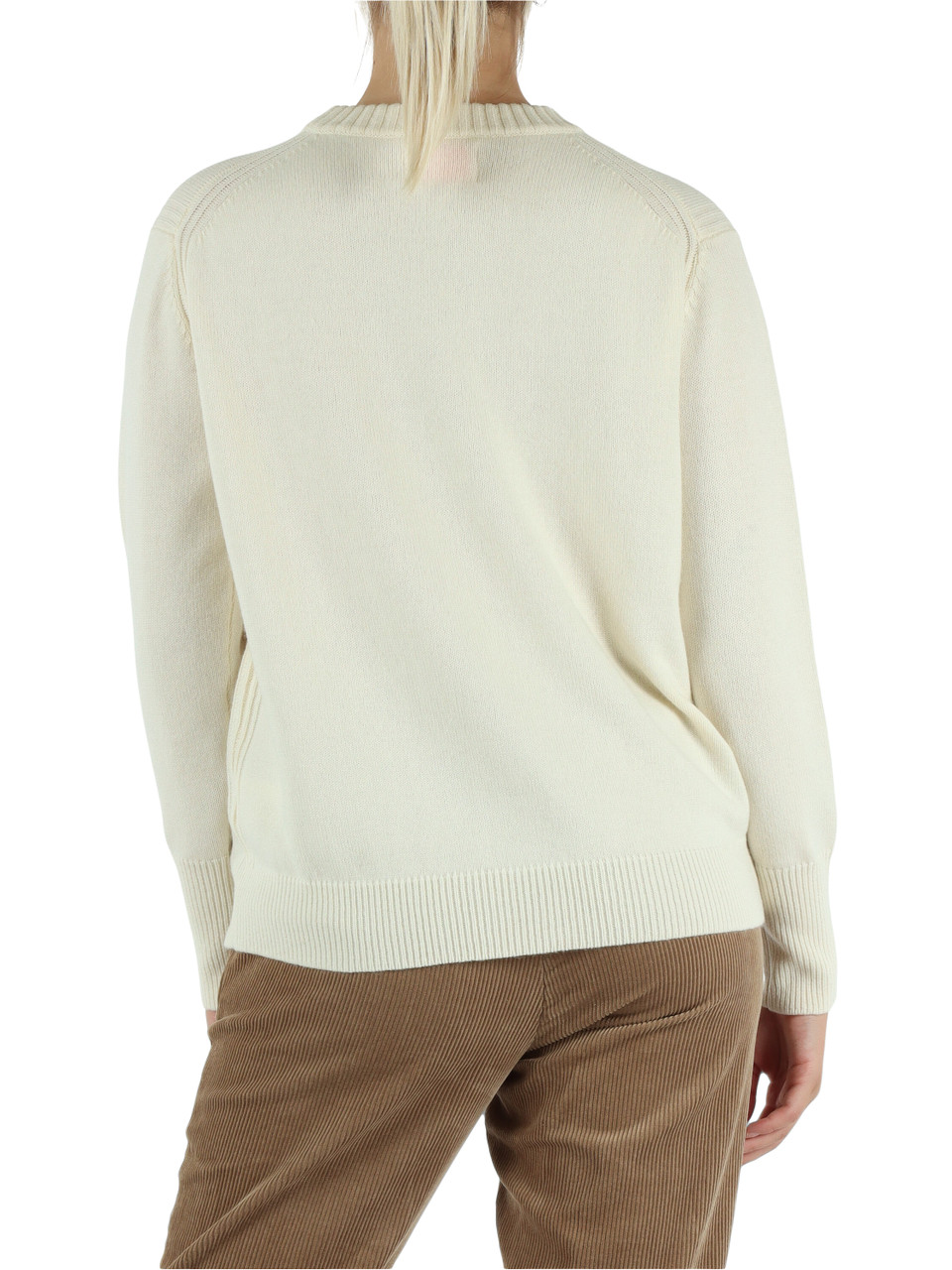 PANNA | Maglia girocollo in misto lana merino e cashmere