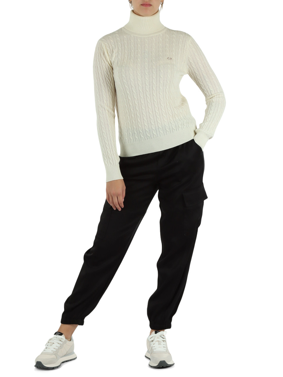 PANNA | Maglia collo alto in lana merino e cashmere
