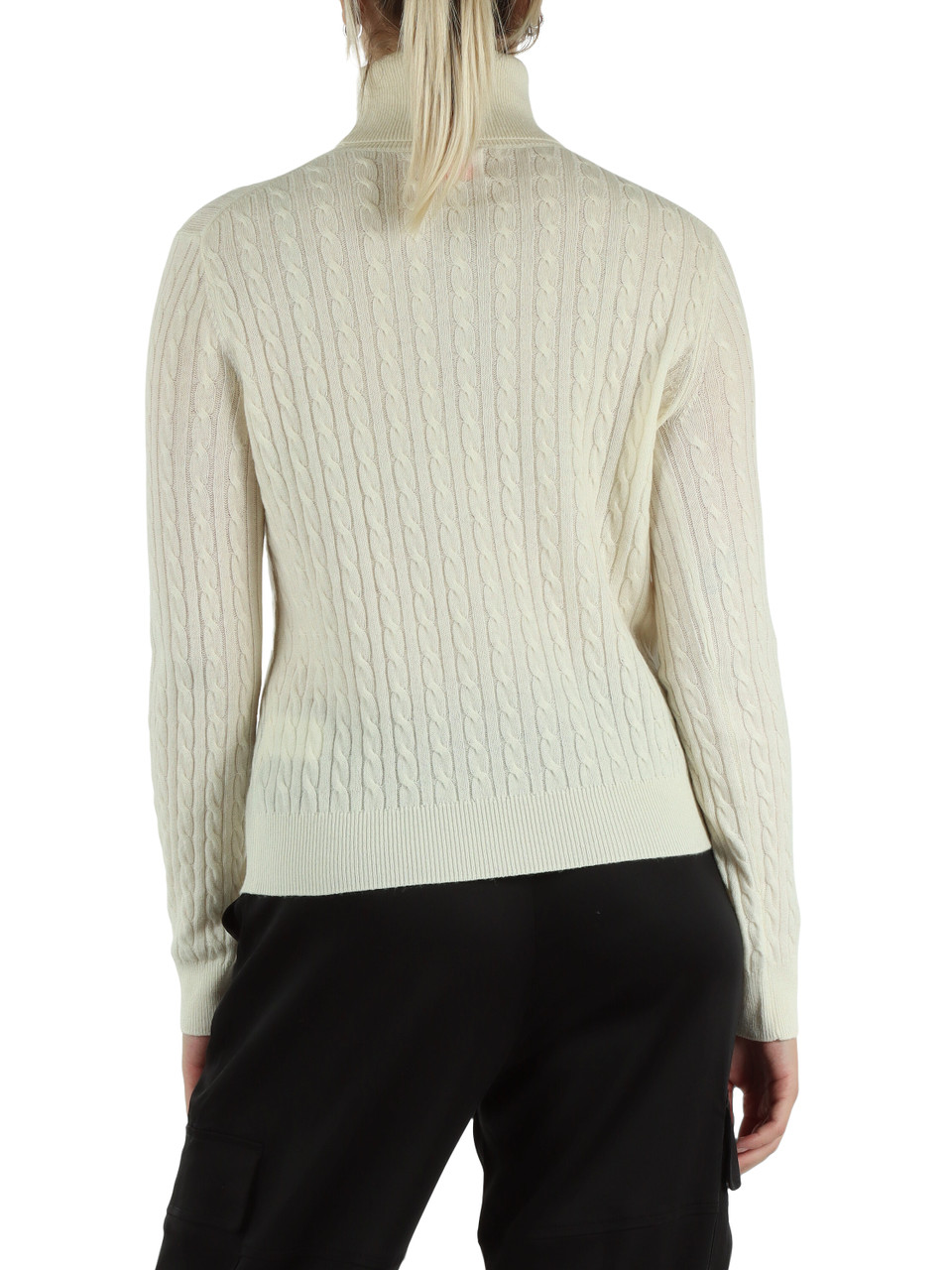 PANNA | Maglia collo alto in lana merino e cashmere