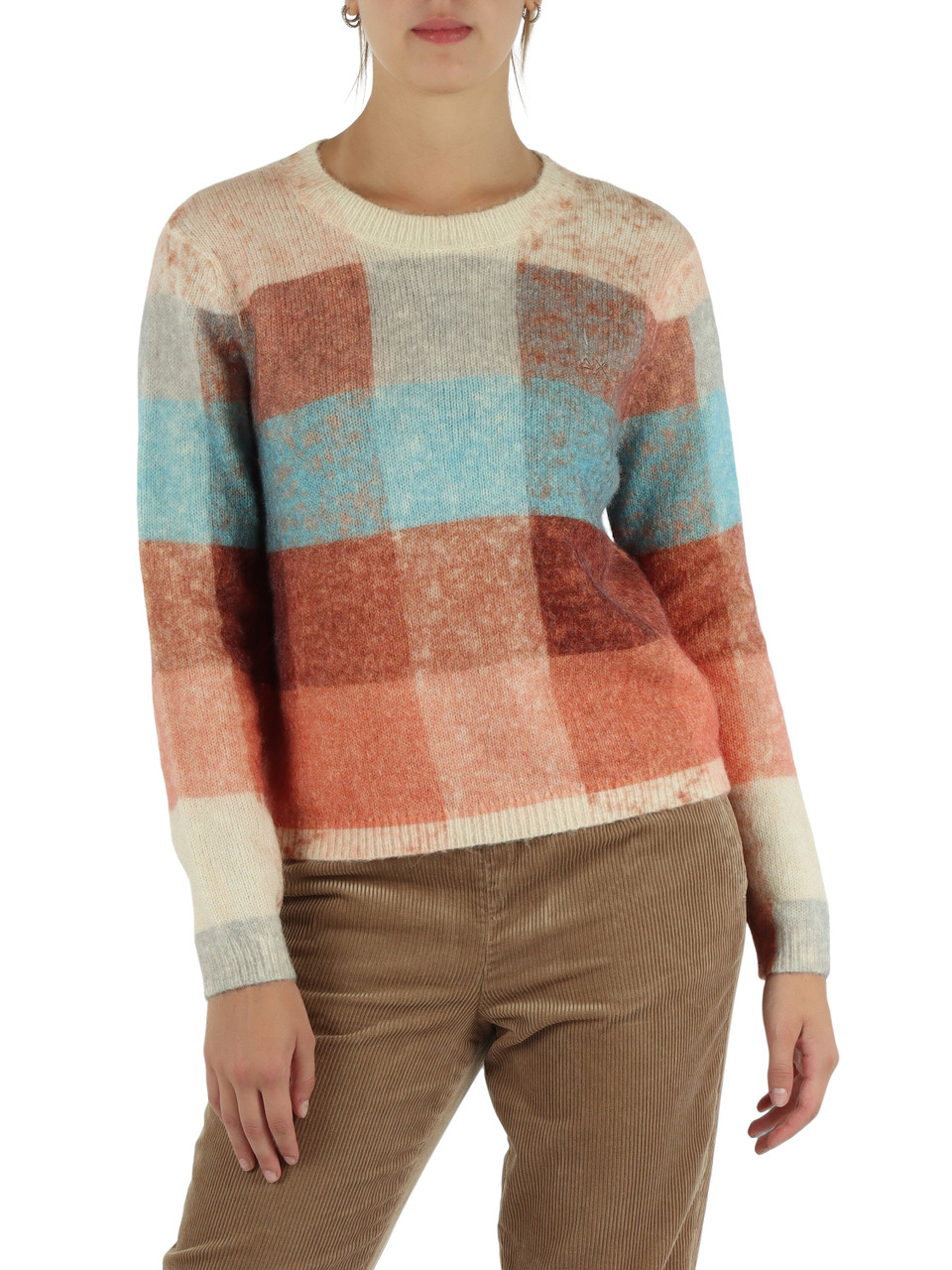 ARANCIONE | Maglia in misto lana merino e alpaca