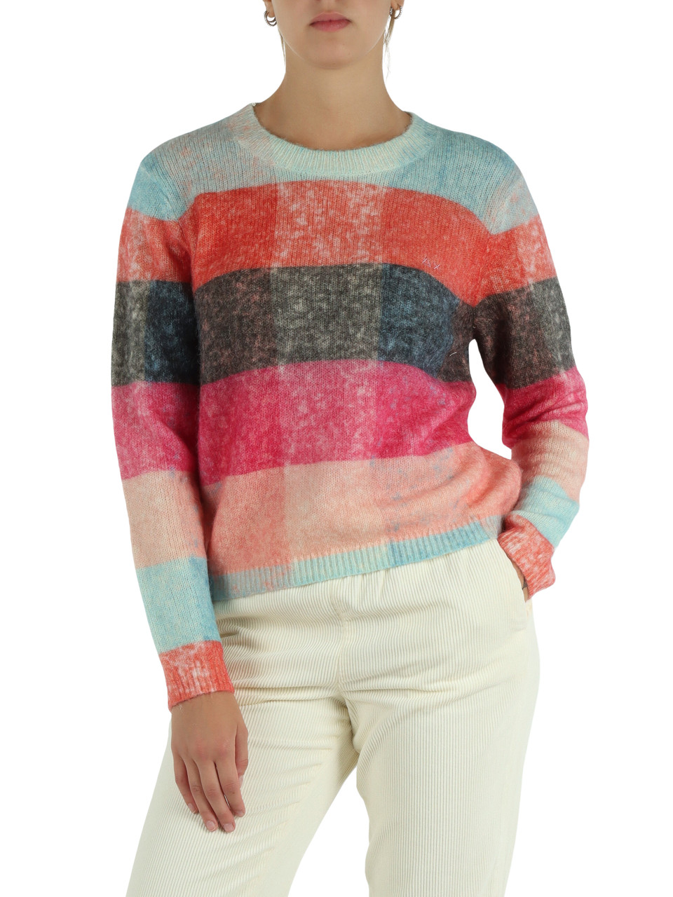 MULTICOLOR | Maglia in misto lana merino e alpaca