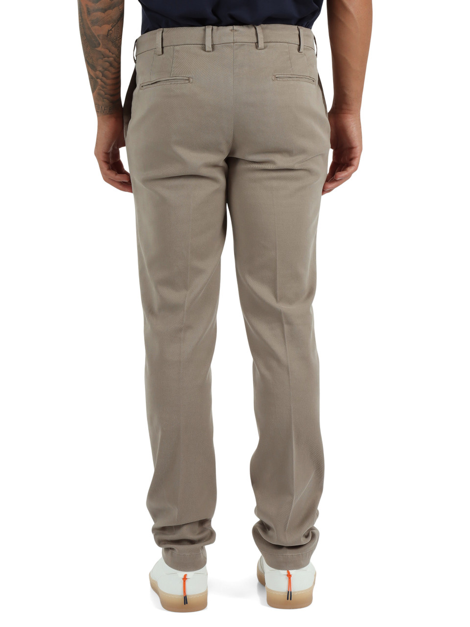 TORTORA | Pantalone regular fit in misto cotone