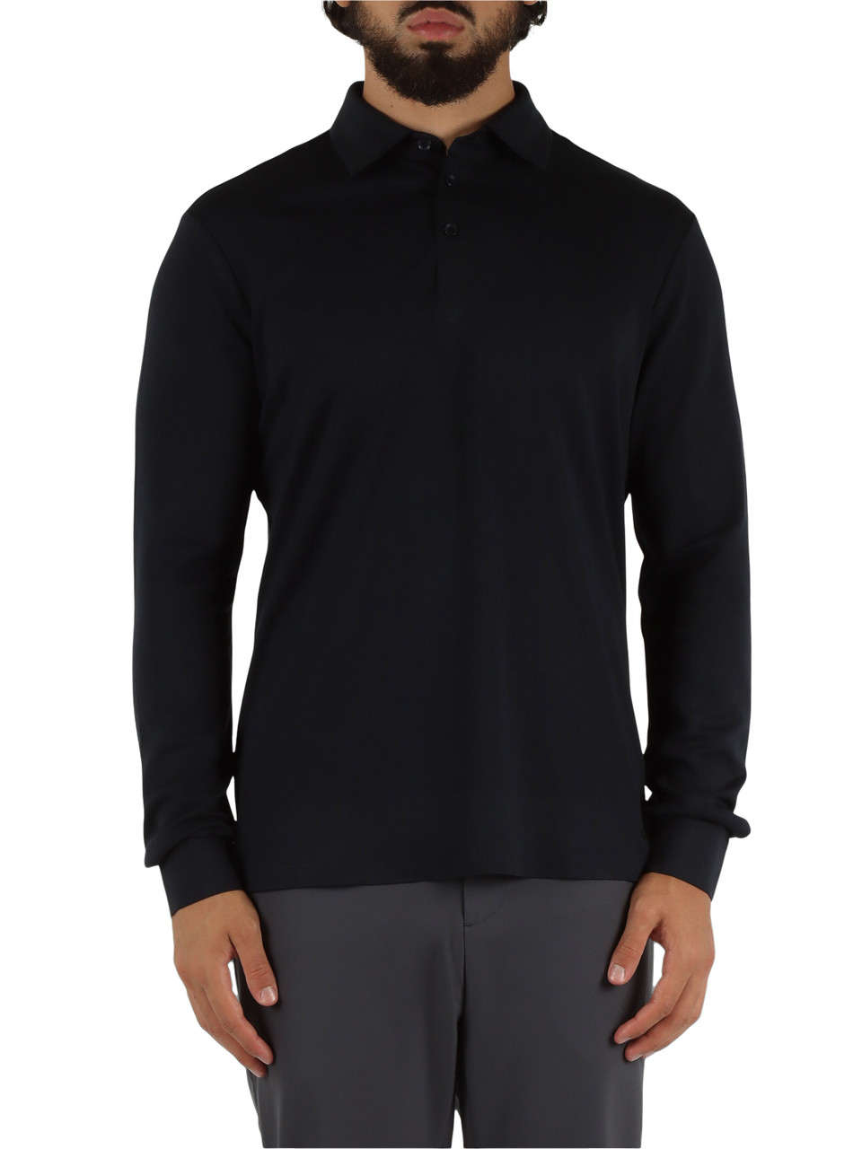 BLU SCURO | Polo in misto cotone WEIRS Mixfiber