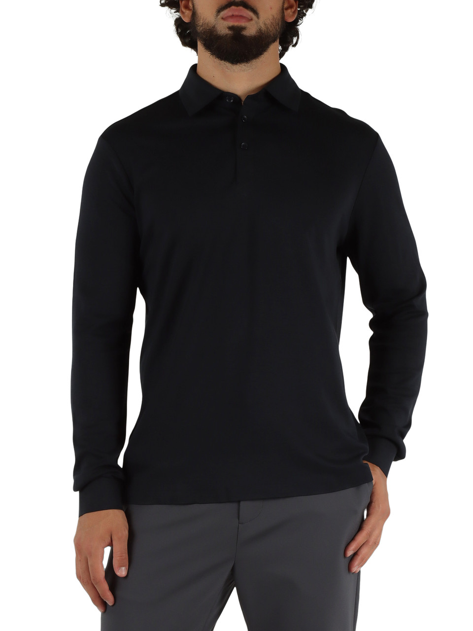 BLU SCURO | Polo in misto cotone WEIRS Mixfiber